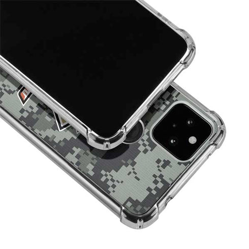 NHL Anaheim Ducks Camo Google Pixel 5a 5G Clear Case